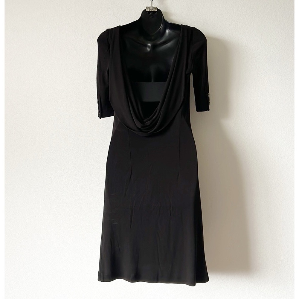 Les Copains Black Cocktail Dress - Picture 4 of 16